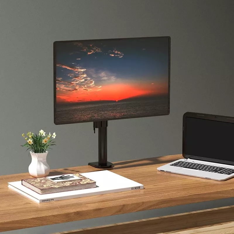 Techly ICA-LCD 500BK supporto da scrivania per monitor 13–30 pollici (76,2 cm), fino a 15 kg, VESA 75x75/100x100, nero
