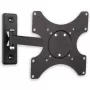 Techly ICA-LCD 2901 supporto a parete per TV LCD 13–37 pollici, inclinabile e orientabile, fino a 25 kg, VESA 75x75–200x200, nero