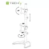 Techly ICA-LCD 2520V supporto / base per monitor 68.6 cm (27
