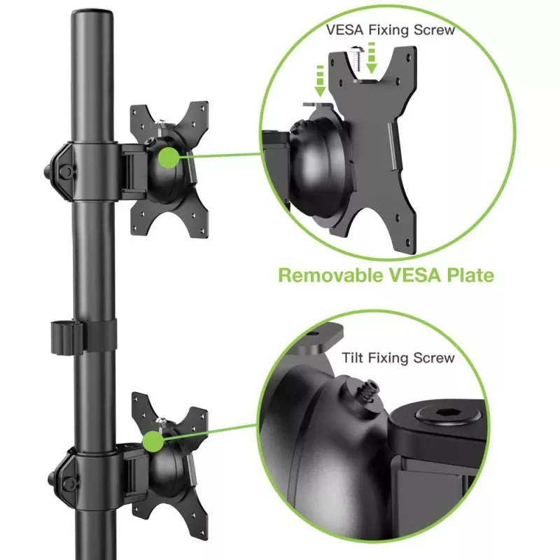 Techly ICA-LCD 2520V supporto / base per monitor 68.6 cm (27