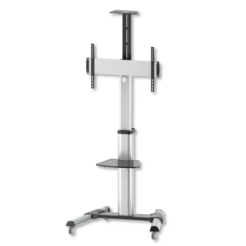 Techly supporto a pavimento carrello per LCD / LED / Plasma 37-70 con ripiano ICA-TR15