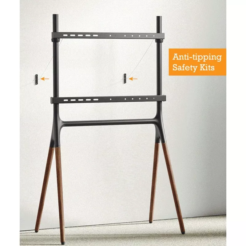 Techly supporto a pavimento per TV LCD/LED/Plasma 49-70