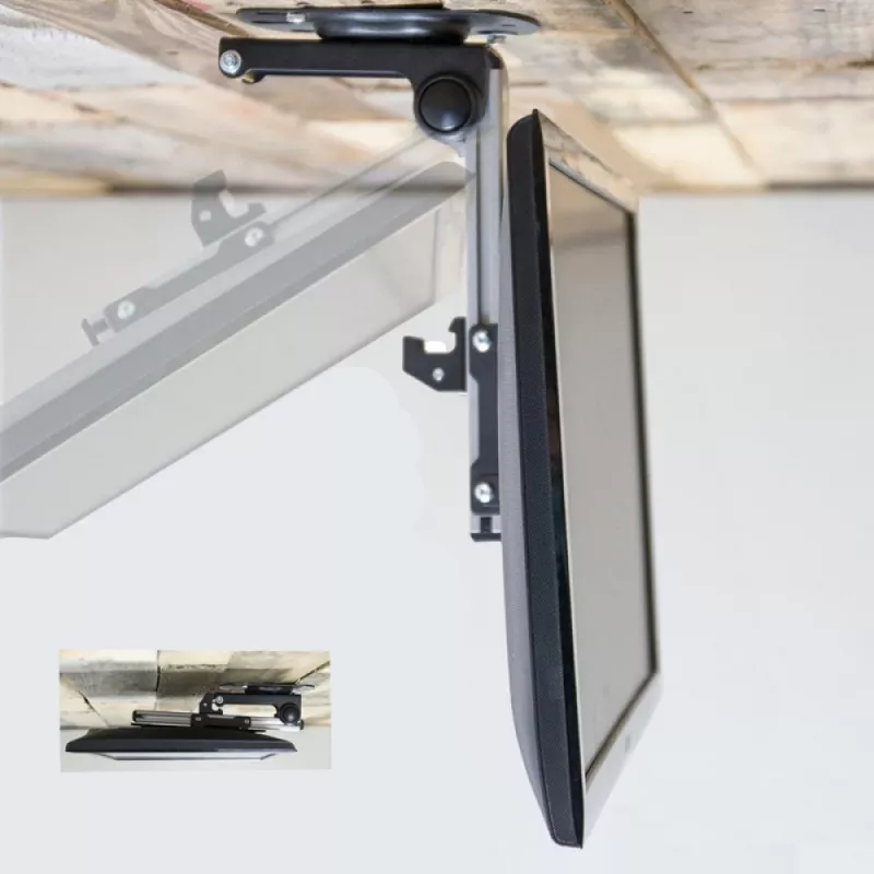 Techly supporto a soffitto pieghevole retrattile per TV LED/LCD 17