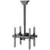Techly supporto a soffitto telescopico universale per 2 TV LED LCD 32-55