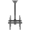 Techly supporto a soffitto telescopico universale per 2 TV LED LCD 32-55