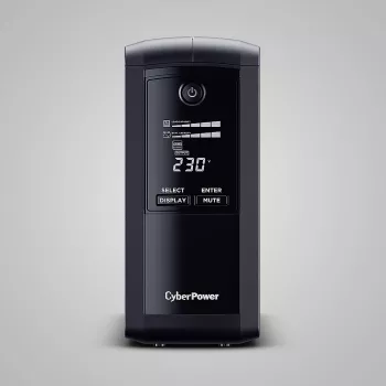 Gruppo di continuità CYBERPOWER Tracer III VP1000ELCD-FR, Line-Interactive 1 kVA (550 W), 4 uscite Type-E, LCD, USB, RS-232