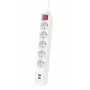 Hama 44133758 prolunga elettrica 1,4 m 5 prese AC per interni bianco