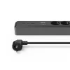Hama 00223192 prolunga 1,4 m 3 prese AC per interni nero, grigio