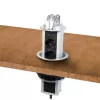 Prolunga elettrica LogiLink LPS235A 1,8 m 3 prese AC per interni nero argento