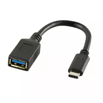 Cavo USB LogiLink USB C - USB A 0,15m CU0098 nero