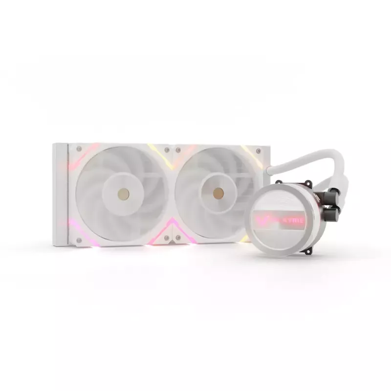 Valkyrie Dragonfang 240 ARGB dissipatore a liquido AIO, bianco