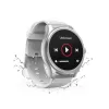 Smartwatch Hama Fit Watch 5010, LCD da 1,38 pollici (3,51 cm), 46 mm, frequenza cardiaca, SpO2, IP68, Bluetooth, argento
