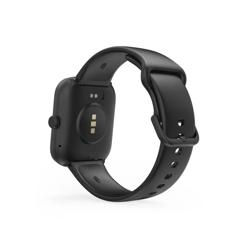 Smartwatch Hama Fit Watch 5000, TFT da 1,65 pollici (4,19 cm), 47 mm, funzione telefono, frequenza cardiaca, IP68, Bluetooth, nero