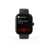 Smartwatch Hama Fit Watch 5000, TFT da 1,65 pollici (4,19 cm), 47 mm, funzione telefono, frequenza cardiaca, IP68, Bluetooth, nero