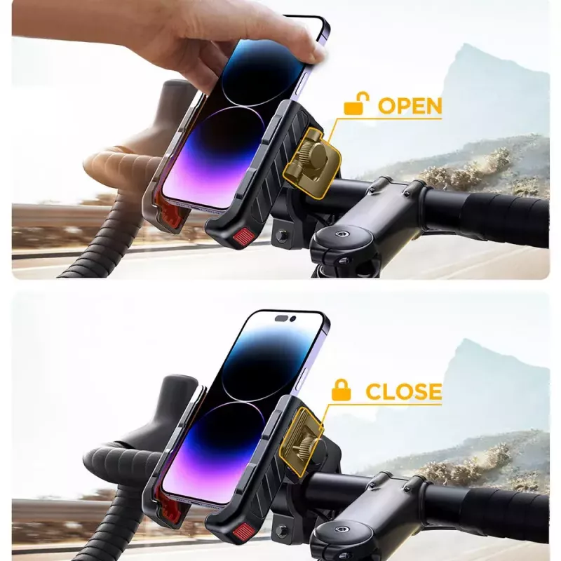 Supporto per cellulare da moto Joyroom JR-ZS266 morsetto regolabile sicuro per manubrio