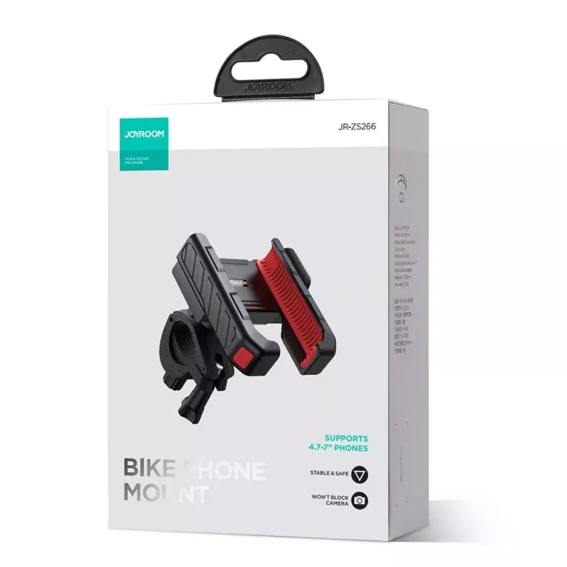 Supporto per cellulare da moto Joyroom JR-ZS266 morsetto regolabile sicuro per manubrio