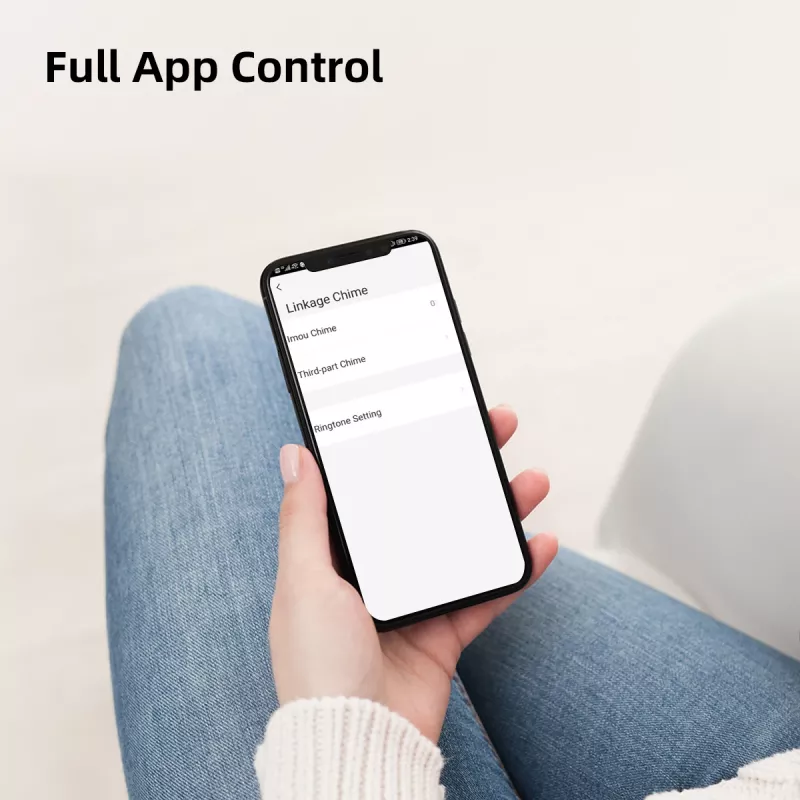 Imou DB60 Kit nero telecamera di sicurezza senza fili 5MP 2560x1920