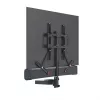 Supporto per apparecchi AV Barkan E850, 1 vano, nero, altezza 565 mm, portata 6,5 kg