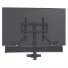 Supporto per apparecchi AV Barkan E850, 1 vano, nero, altezza 565 mm, portata 6,5 kg