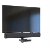 Supporto per apparecchi AV Barkan E850, 1 vano, nero, altezza 565 mm, portata 6,5 kg