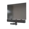 Supporto per apparecchi AV Barkan E850, 1 vano, nero, altezza 565 mm, portata 6,5 kg