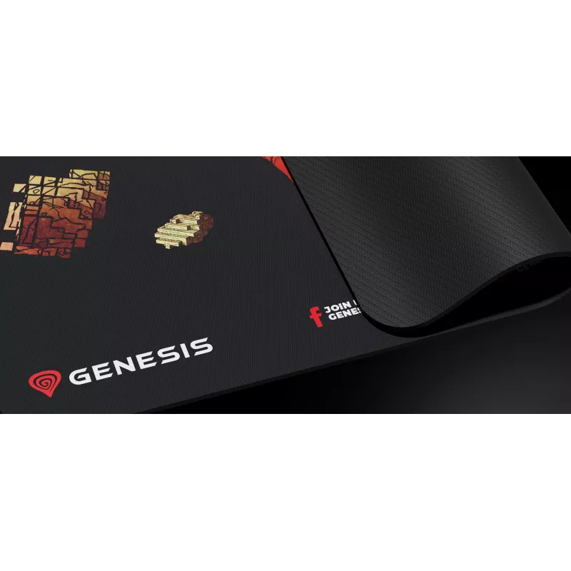 GENESIS Ancient Stone, multicolore, immagine, tessuto, gomma, tappetino per mouse da gaming