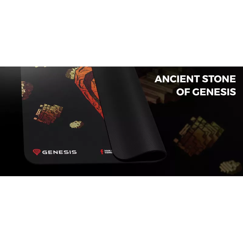 GENESIS Ancient Stone, multicolore, immagine, tessuto, gomma, tappetino per mouse da gaming
