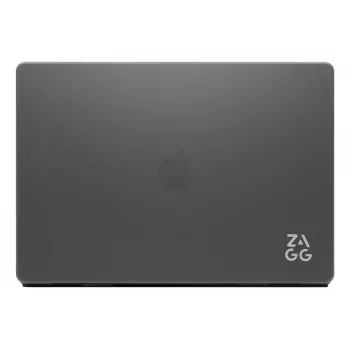 Custodia rigida Zagg per MacBook Air 13 (M3/M2) – Smoke, custodia protettiva su misura