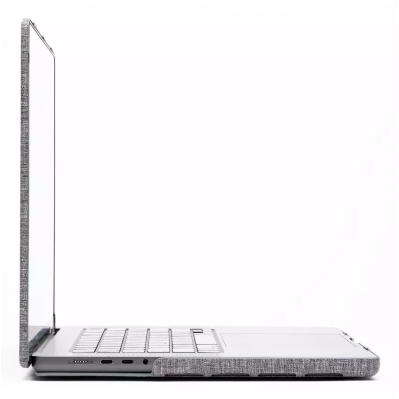 Custodia rigida Zagg per MacBook Pro 14 M3/M2/M1 — finitura Smoke, custodia protettiva a incastro