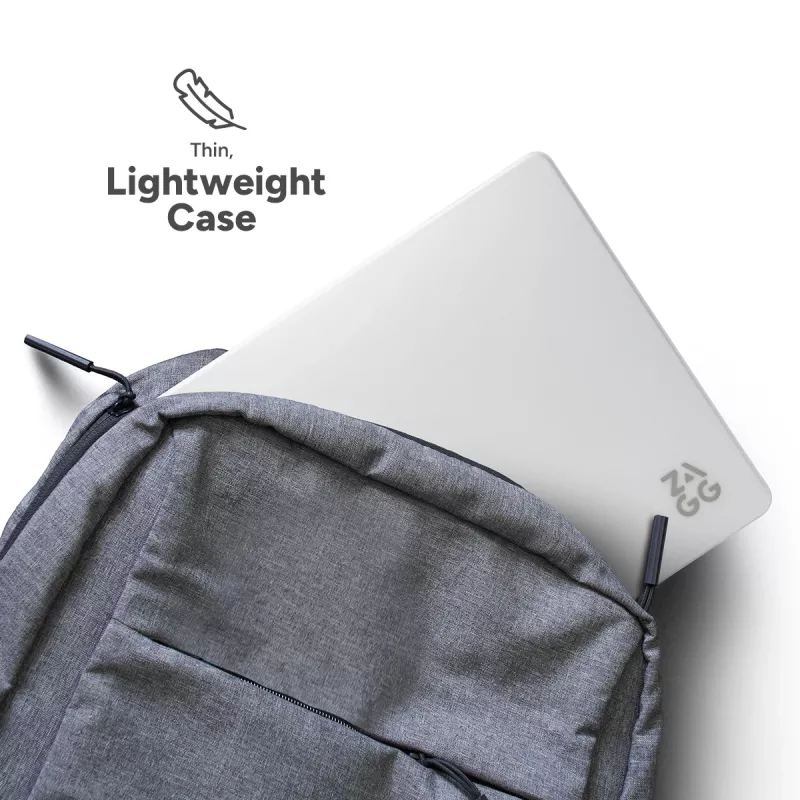 Custodia rigida Zagg per MacBook Pro 16 M3/M2/M1 Clear – guscio protettivo trasparente