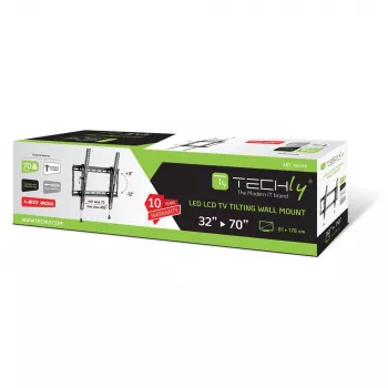 Supporto/stand da parete per TV Techly ICA-PLB 59T 177,8 cm (70 pollici) nero
