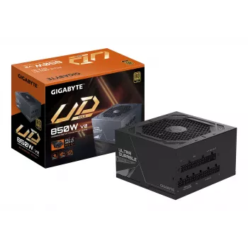 Alimentatore GIGABYTE UD850GM PG5 V2 - PCIe Gen 5.1, 80 PLUS Gold, completamente modulare, ventola 120mm, compatibile ATX 3.1, spina EU