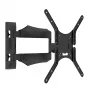 Techly ICA-PLB 271M supporto da parete per TV 25-52 pollici, girevole e inclinabile, slim, 40 kg, nero