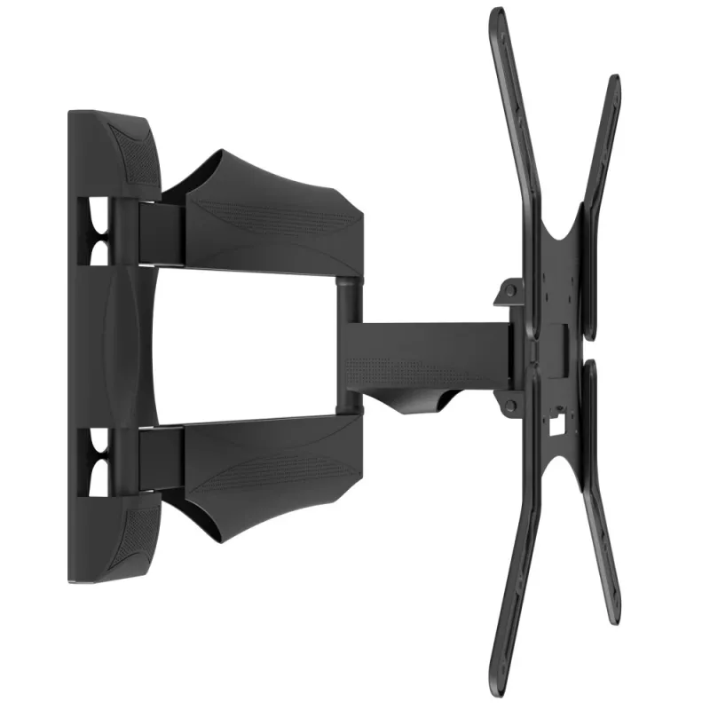 Techly ICA-PLB 271M supporto da parete per TV 25-52 pollici, girevole e inclinabile, slim, 40 kg, nero