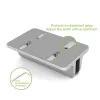 Techly ICA-TBL 010 supporto verticale in alluminio per laptop fino a 17 pollici, larghezza regolabile
