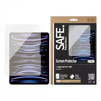 PanzerGlass SAFE. by ® pellicola protettiva per display iPad Pro 11'' (2024-2025) | Ultra-Wide Fit
