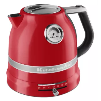 Bollitore elettrico KITCHENAID 1,5 L 2400 W, acciaio inox/alluminio, 7 impostazioni di temperatura, Imperial Red