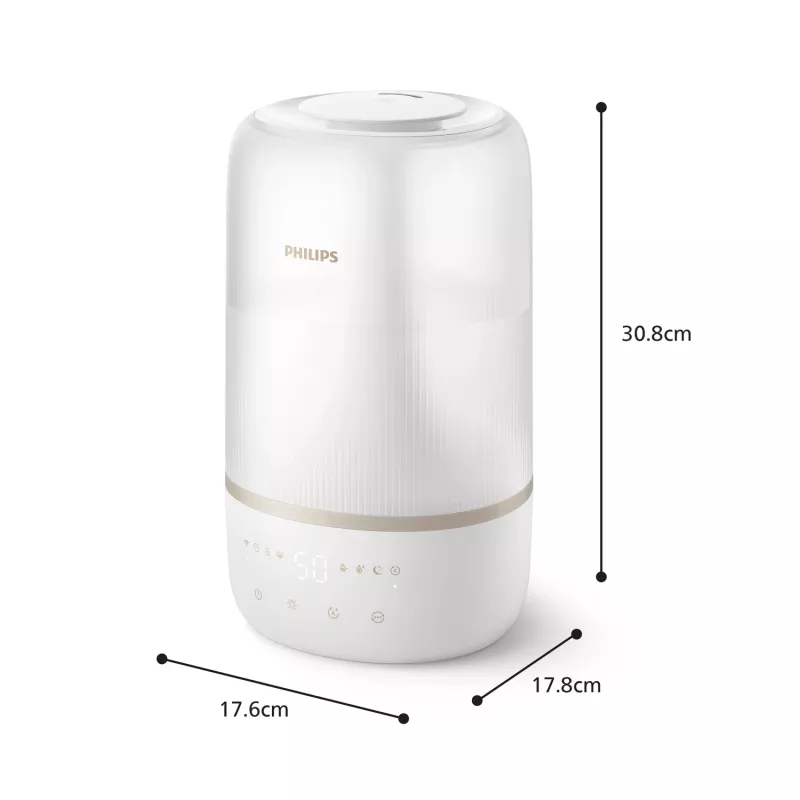 Philips serie 1000 HU1510/04 umidificatore ultrasuoni 3 L bianco 19 W
