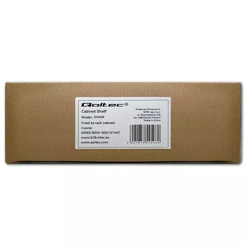 Set di rotelle per rack QOLTEC 4 pezzi senza freno modello 54508