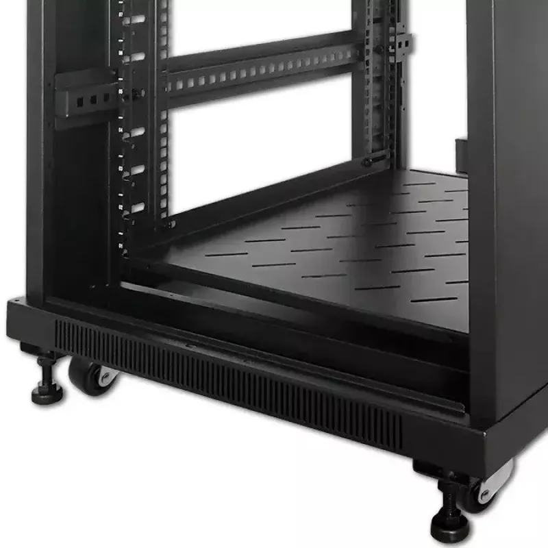 Set di rotelle per rack QOLTEC 4 pezzi senza freno modello 54508