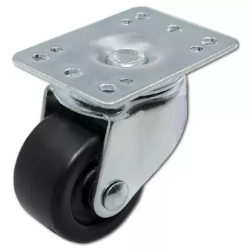 Set di rotelle per rack QOLTEC 4 pezzi senza freno modello 54508