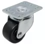 Set di rotelle per rack QOLTEC 4 pezzi senza freno modello 54508