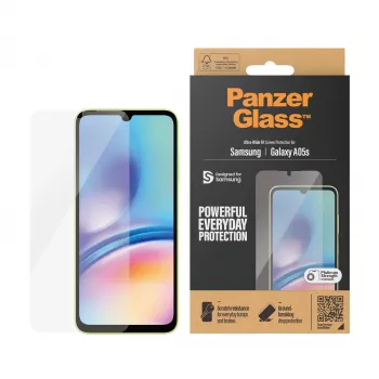Pellicola protettiva per display PanzerGlass 7343 per Samsung Galaxy A05S antibatterica antigraffio
