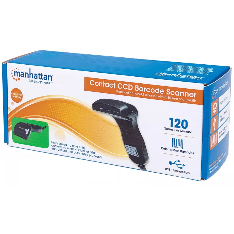 Lettore di codici a barre portatile Manhattan Contact CCD