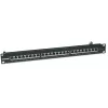 Patch panel Intellinet, Cat6, FTP, 24 porte, 1U, schermato, barrette LSA 90° Top-Entry, nero