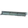 Patch panel Intellinet, Cat6, FTP, 24 porte, 1U, schermato, barrette LSA 90° Top-Entry, nero