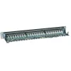 Patch panel Intellinet, Cat6, FTP, 24 porte, 1U, schermato, barrette LSA 90° Top-Entry, nero
