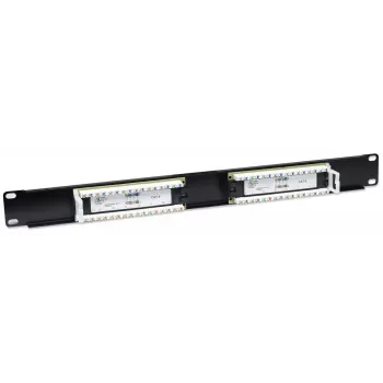 Patch panel Intellinet, Cat6, UTP, 16 porte, 1U, nero