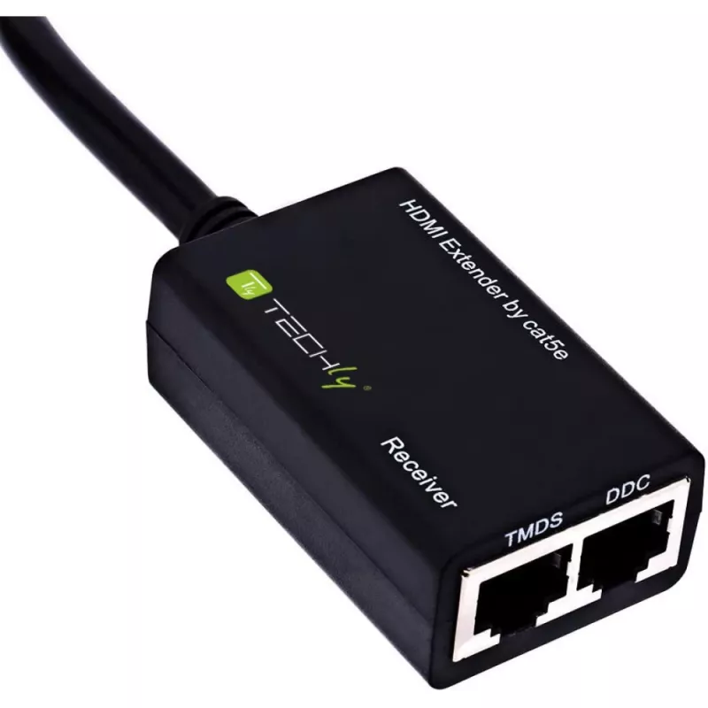 Amplificatore Techly HDMI Cat 5e / 6 compatto 30m IDATA EXT-E30D