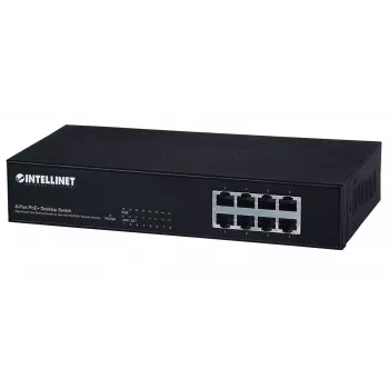 Switch Intellinet 8 porte Fast Ethernet PoE+, 8 porte PoE, 1,6 Gbit/s